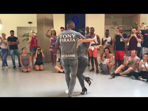 Tony Pirata & Lydia Laprade dancing Kizomba at I Love Kizomba Festival 2018