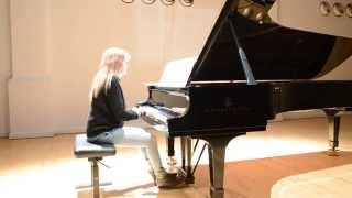 Marta Deyanova recording Chopin Prelude No 4 May 2014