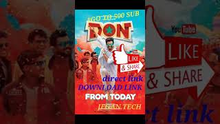 "🔥DON movie HD💥 direct download link⚡TAMIL"