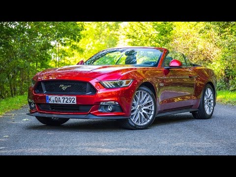 2016 Ford Mustang GT V8 Cabrio Test Drive | Review | Fahrbericht (Deutsch/German) ///Lets Drive///