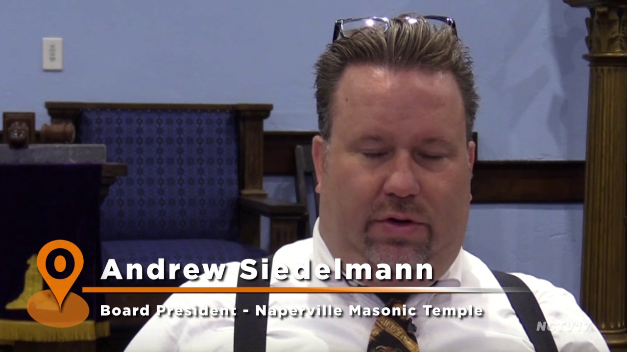 Inside the Naperville Masonic Temple