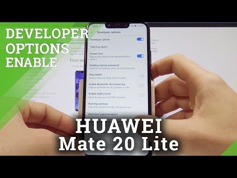 How to Enable Developer Options on HUAWEI Mate 20 Lite - OEM Unlocking & USB Debugging
