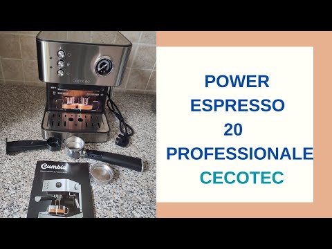 Video Cecotec Power Espresso 20 Professionale