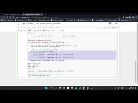 Simpsons One Third Rule Using Python Programming