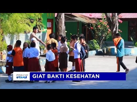 POLRES ALOR BAKTI KESEHATAN JELANG HARI BHAYANGKARA
