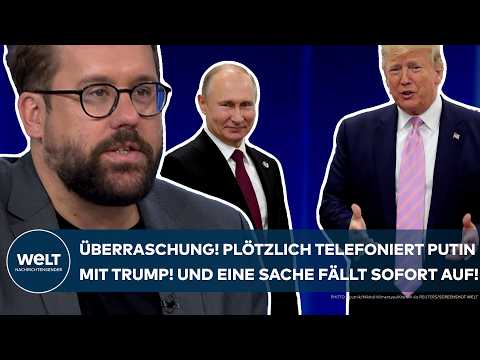 UKRAINE-KRIEG: Vor Merz' US-Reise! Plötzlich telefoniert Putin mit Trump! Und etwas fällt sofort auf