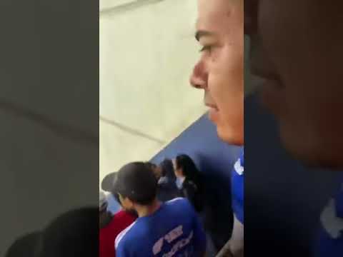 Emelec vs Barcelona S.C. Momento dónde se produce la agresión.