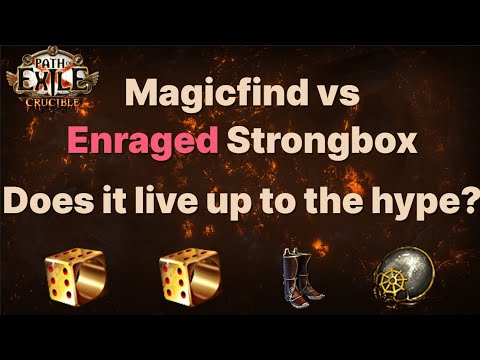 Magic find + Enrage Strongbox in Cemetery - Is it worth it? Path of exile 3.21