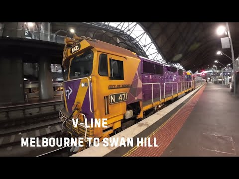V/Line train - Melbourne to Swan Hill