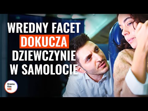 Mean guy teases girl on plane | @DramatizeMePolska