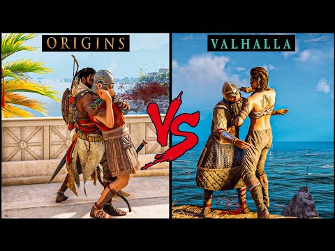 Evolution of Assassin's Creed Origins VS Assassin's Creed Valhalla