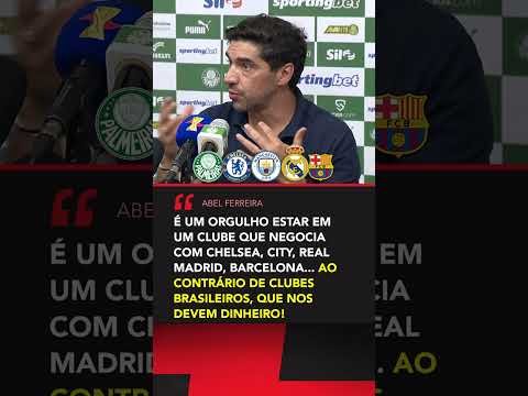 Abel Ferreira citou 'os parceiros' do Palmeiras #shorts