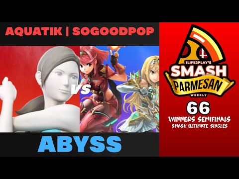 Aquatik  Sogoodpop vs Abyss - Smash Ultimate Singles Winners Semifinals Smash Parmesan 66 - Wii fit