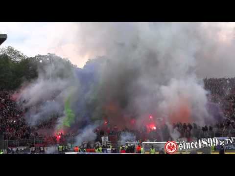 Karlsruher SC - Eintracht Frankfurt Pyro