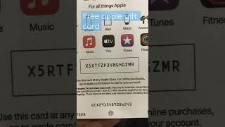 Free apple gift card