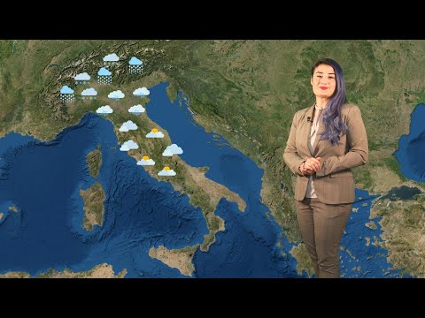 Weather forecast in Italian.