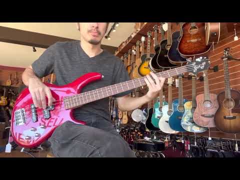 Cort Action Bass Plus TR 4-String - Trans Red image 7