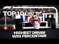 Top 10 Highest Driver Win Percentages | Race 1000