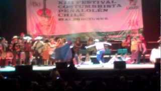 preview picture of video 'Tierramar Chimkowe  XIII Festival  Encuentro  Costumbrista Peñalolén 19 octubre 2012'