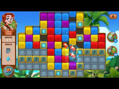 Lost Island Blast Adventure Level 1740 NO BOOSTERS - A S GAMING