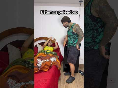 Cuando dormimos peleados 🤫🥶🙄