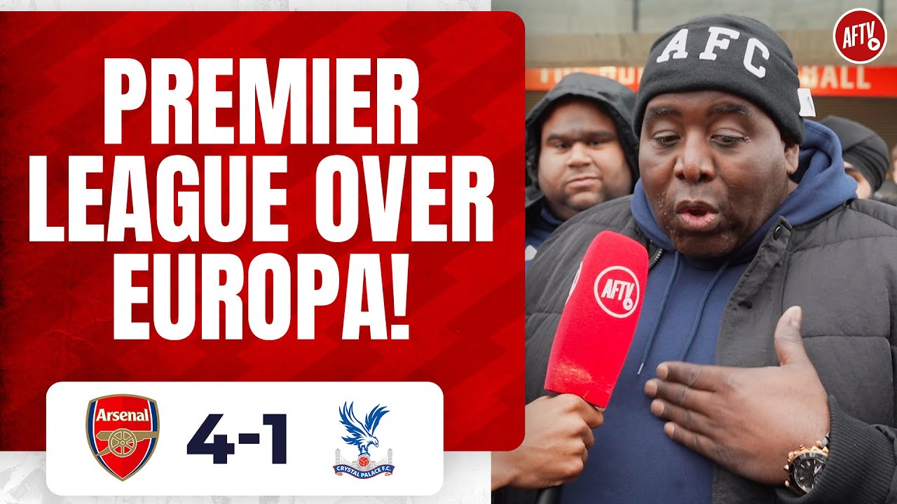 Arsenal 4-1 Crystal Palace | Premier League Over Europa! (Robbie)