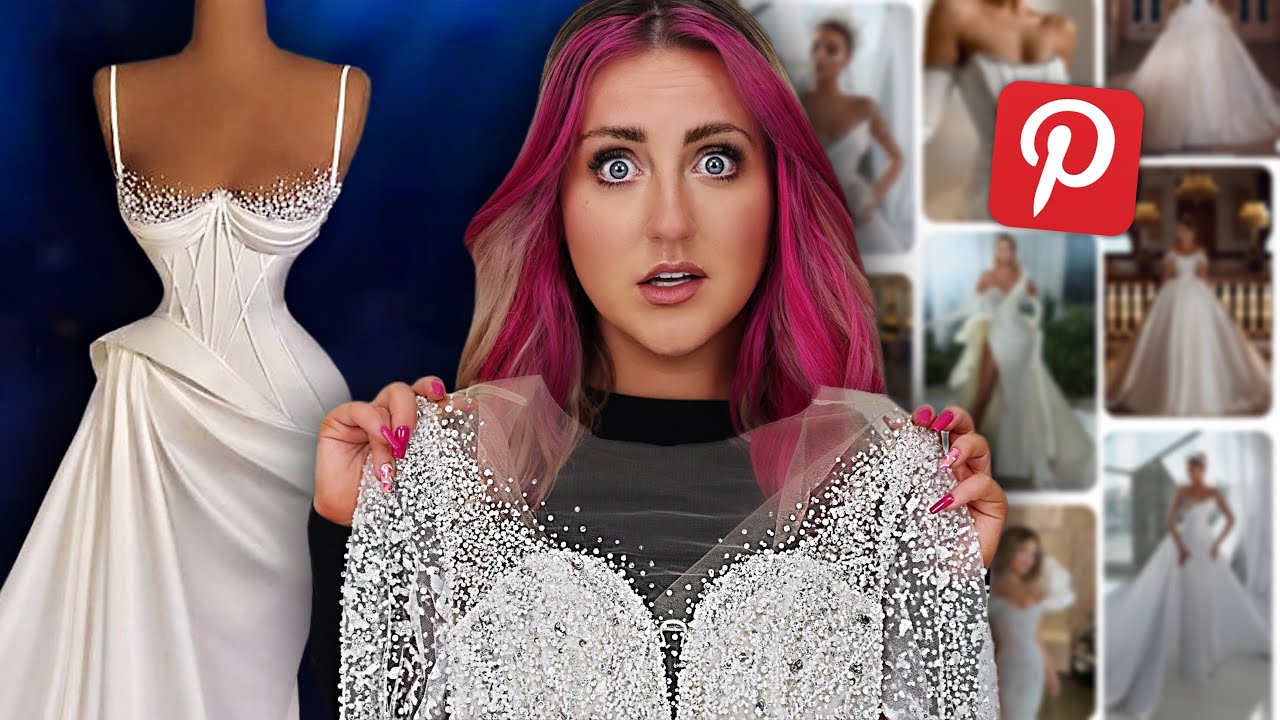 I Bought UNREALISTIC Pinterest WEDDING DRESSES for CHEAP
