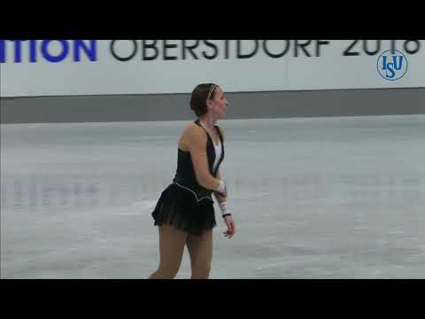 Michelle JONES. Oberstdorf 2018. Silver Ladies II - Artistic. 5 place