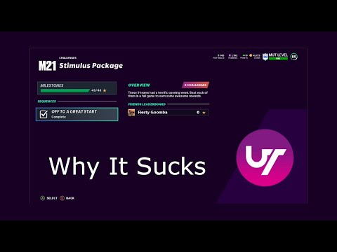 Why the Stimulus Package in Madden Sucks - MUT 21 Solo Review Ep. 1