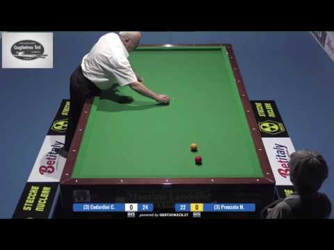 Codardini Chiara VS Pronzato Maria Luciana | Campionato Italiano Biliardo 2016/2017(Torino)