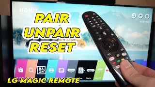 LG Magic Remote: How to Pair Unpair & Reset