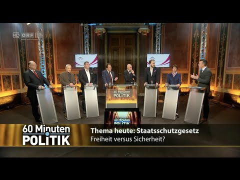 60 Minuten.Politik - Staatsschutzgesetz - 28.1.2016