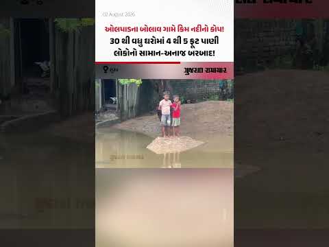 ઓલપાડના બોલાવ ગામે કિમ નદીનો કોપ! 30 થી વધુ ઘરોમાં 4 થી 5 ફૂટ પાણી, લોકોનો સામાન-અનાજ બરબાદ! ઓલપાડના બોલાવ ગામે કિમ નદીનો કોપ! 30 થી વધુ ઘરોમાં 4 થી 5 ફૂટ પાણી, લોકોનો સામાન-અનાજ બરબાદ!