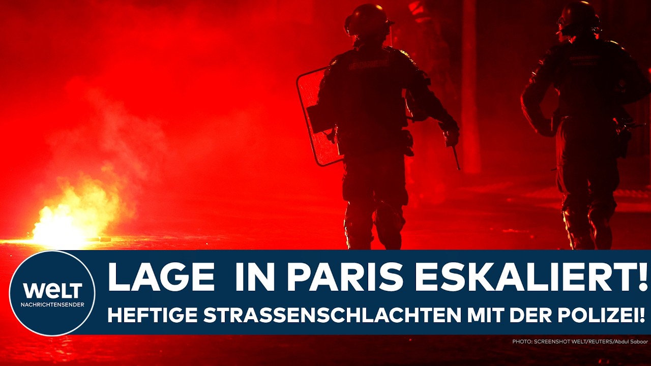 PARIS: Nach Champions-League-Sieg! Lage eskaliert! Straßenschlachten mit der Polizei! Festnahmen!