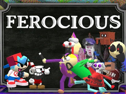 Garrett's Crew in "Ferocious" Cuphead Run n' Gun in Scratch