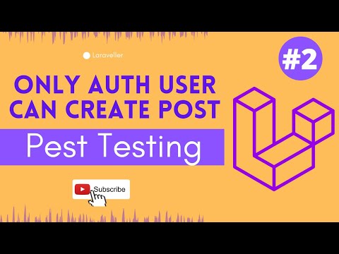 2 Only Authenticated User Can Post Laravel Pest TDD Laravel Tutorial For Beginners