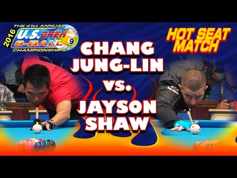 HOT SEAT MATCH: CHANG Jung-Lin vs Jayson SHAW: 2016 U.S. OPEN 9-BALL CHAMPIONSHIPS