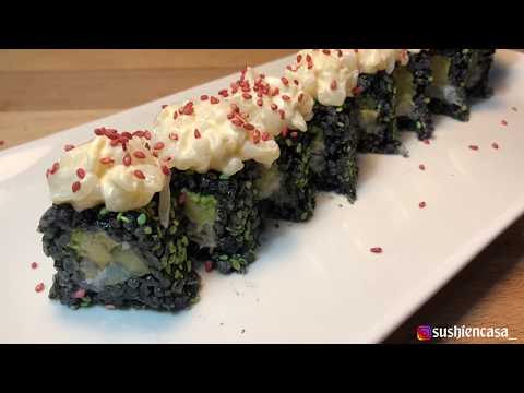 Sushi en casa - Uramaki de tartar de calamar