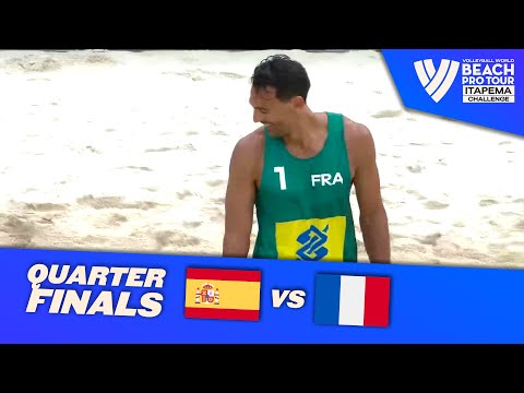 Herrera/Gavira vs. Krou/Gauthier-Rat - Quarter Finals Highlights Itapema 2023 #BeachProTour