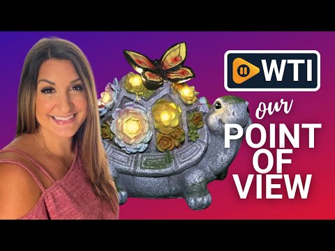 Attivolife Turtle Solar Garden Outdoor Statues with Succulent 7 LED Light - WTI product video review