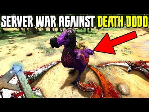 THE SERVER GOES TO WAR AGAINST THE DEATH DODO BOSS | JURASSIC ARK | ARK SURVIVAL EVOLVED [EP48]