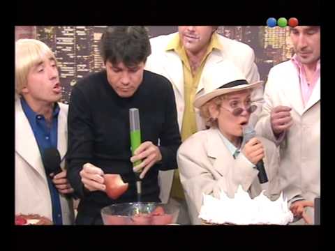 Maru le llevo cosas dulces a Tinelli - Videomatch