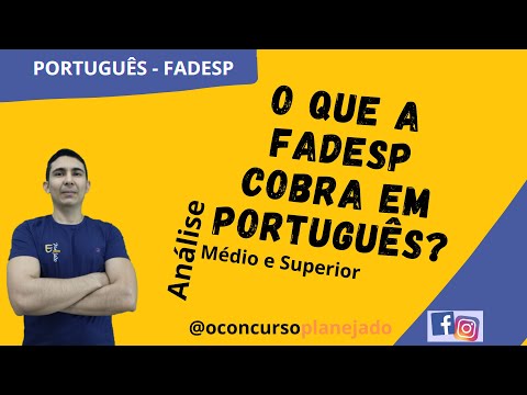 Português da FADESP | Concurso Médio e Superior