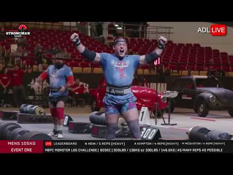 World's Strongest Man 105kg | 2024 Official Strongman Games