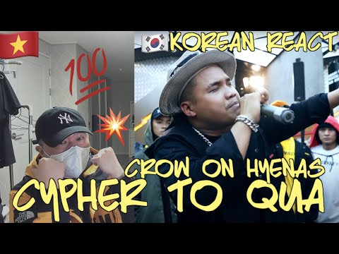 🇻🇳🇰🇷🔥Korean Hiphop Junkie react to CYPHER TỔ QUẠ | CROW ON HYENAS (VNM/ENG SUB)