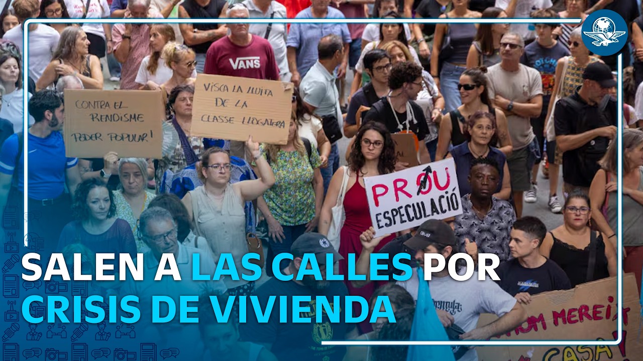 ¡Crisis en Europa! Toman las calles por falta de vivenda