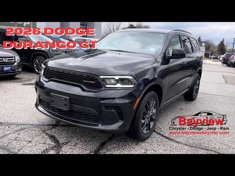 2026 Dodge Durango in Black for sale at Bayview Chrysler Dodge Jeep Ram in Sarnia, ON