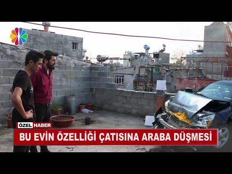 SÜREKLİ ÜSTÜNE ARABA DÜŞEN EV