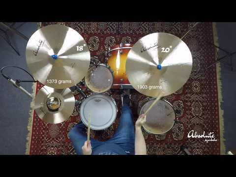 20" Absolute Cymbals Traditional Crash - 1903 grams