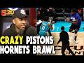 Jeff Teague REACTS To CRAZY NBA FIGHT In Pistons Hornets Game Between Isaiah Stewart Miles Bridges